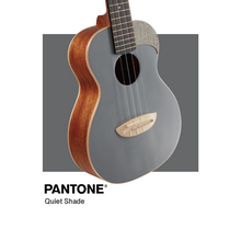 將圖片載入圖庫檢視器 aNueNue 彩色 UC10 23吋雲杉面實木Ukulele的 - 寧靜灰 Quiet Shade