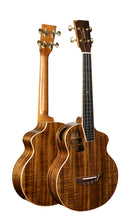 將圖片載入圖庫檢視器 【預售】L. Luthier Solid Acacia w/ pick up 樂Uke 相思木全實木 26" Ukulele 連拾音器