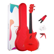 將圖片載入圖庫檢視器 ENYA NOVA U 碳纖維 Carbon Fiber 23" Ukulele - 紅色 Red