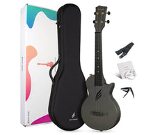 將圖片載入圖庫檢視器 【預售】ENYA NOVA U 碳纖維 Carbon Fiber 23" Ukulele - 黑色 Black