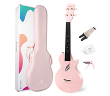 將圖片載入圖庫檢視器 【預售】ENYA NOVA U 碳纖維 Carbon Fiber 23" Ukulele - 粉紅色 Pink
