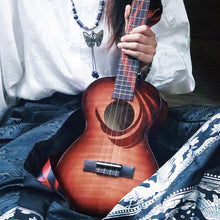 將圖片載入圖庫檢視器 TODO 東方鳳凰系列 虎紋楓木面單 23"/26" Concert/Tenor Ukulele