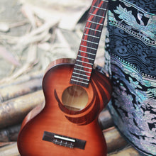 將圖片載入圖庫檢視器 TODO 東方鳳凰系列 虎紋楓木面單 23"/26" Concert/Tenor Ukulele
