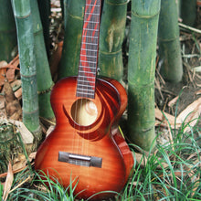 將圖片載入圖庫檢視器 TODO 東方鳳凰系列 虎紋楓木面單 23"/26" Concert/Tenor Ukulele
