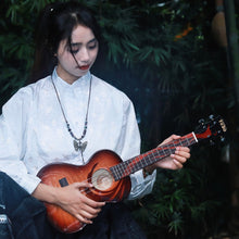 將圖片載入圖庫檢視器 TODO 東方鳳凰系列 虎紋楓木面單 23"/26" Concert/Tenor Ukulele