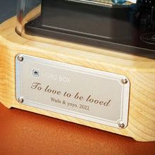 將圖片載入圖庫檢視器 MURO 智慧音樂盒個人化雷雕服務