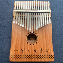 將圖片載入圖庫檢視器 【預售】TODO 尼羅河畔 17音桃花心實木拇指琴