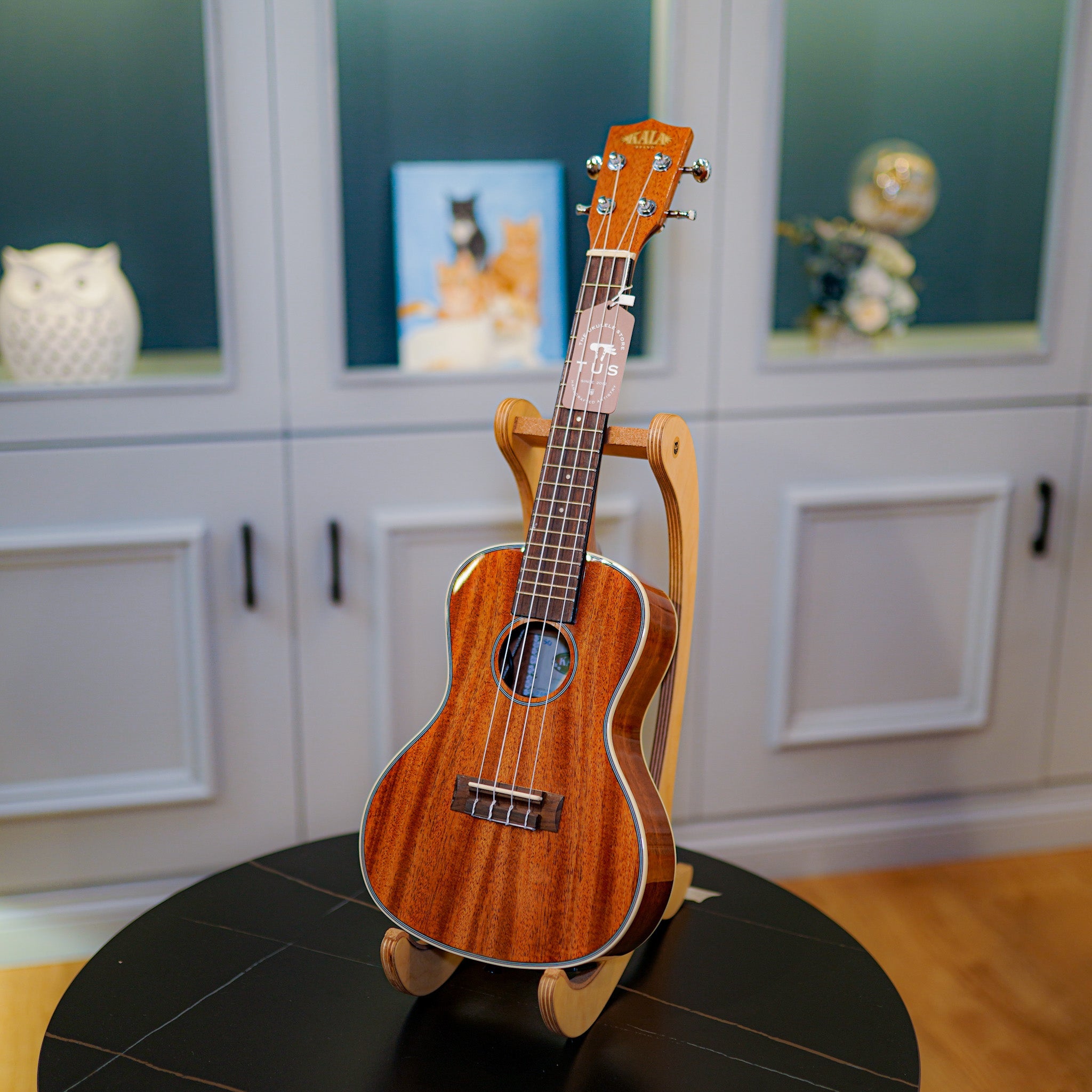 Kala KACGE 23“ Gloss Mahogany w/ Equaliser The Ukulele Store 香港小結他店