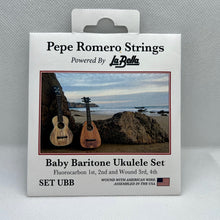 Load image into Gallery viewer, Pepe Romero Baby Baritone Ukulele Strings SET UBB
