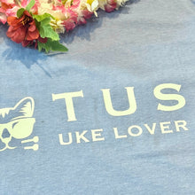 將圖片載入圖庫檢視器 TUS原創 T-Shirt「UKE LOVER」環紡圓筒 T恤
