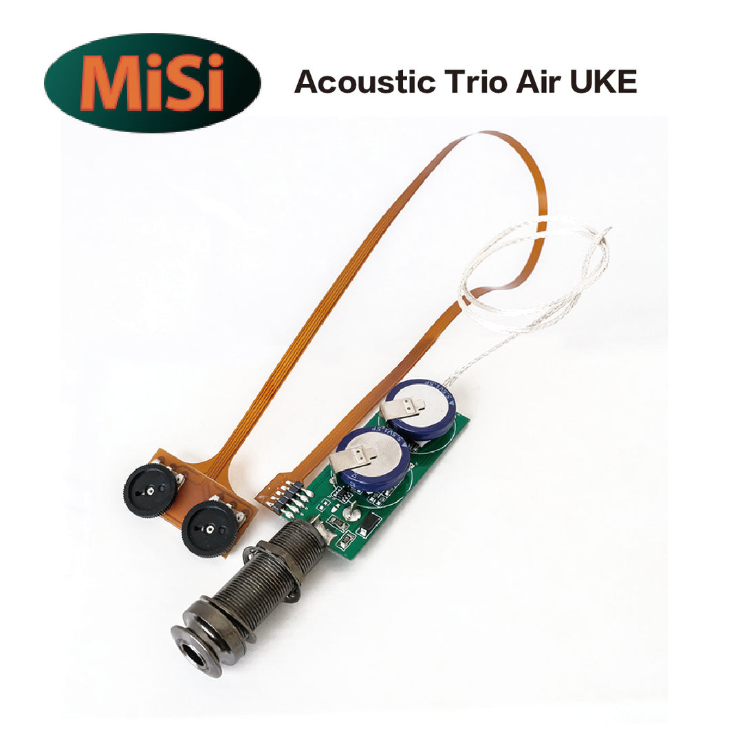 美國 Misi Acoustic Trio Air UKE 雙拾音系統拾音器