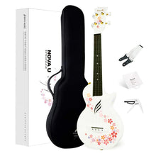 Load image into Gallery viewer, 【預售】ENYA NOVA U 碳纖維 Carbon Fiber 23&quot; Ukulele - 一路繁花 Flower
