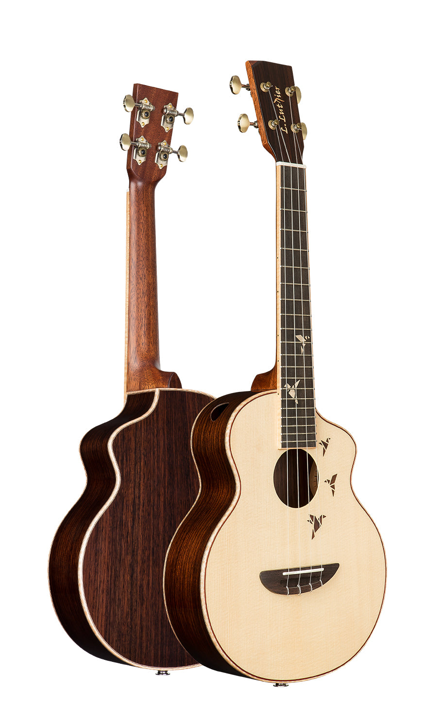 【預售】L. Luthier Solid Spruce Rosewood w/ pick up 雲杉玫瑰木木全實木 26