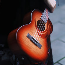 Load image into Gallery viewer, TODO 東方鳳凰系列 虎紋楓木面單 23&quot;/26&quot; Concert/Tenor Ukulele
