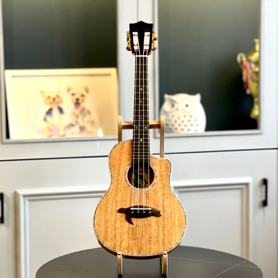 【預售】BIG ISLAND KSX-TRG Solid Curly Koa Ukulele 26