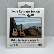 將圖片載入圖庫檢視器 Pepe Romero Baby Baritone Ukulele Strings SET UBB
