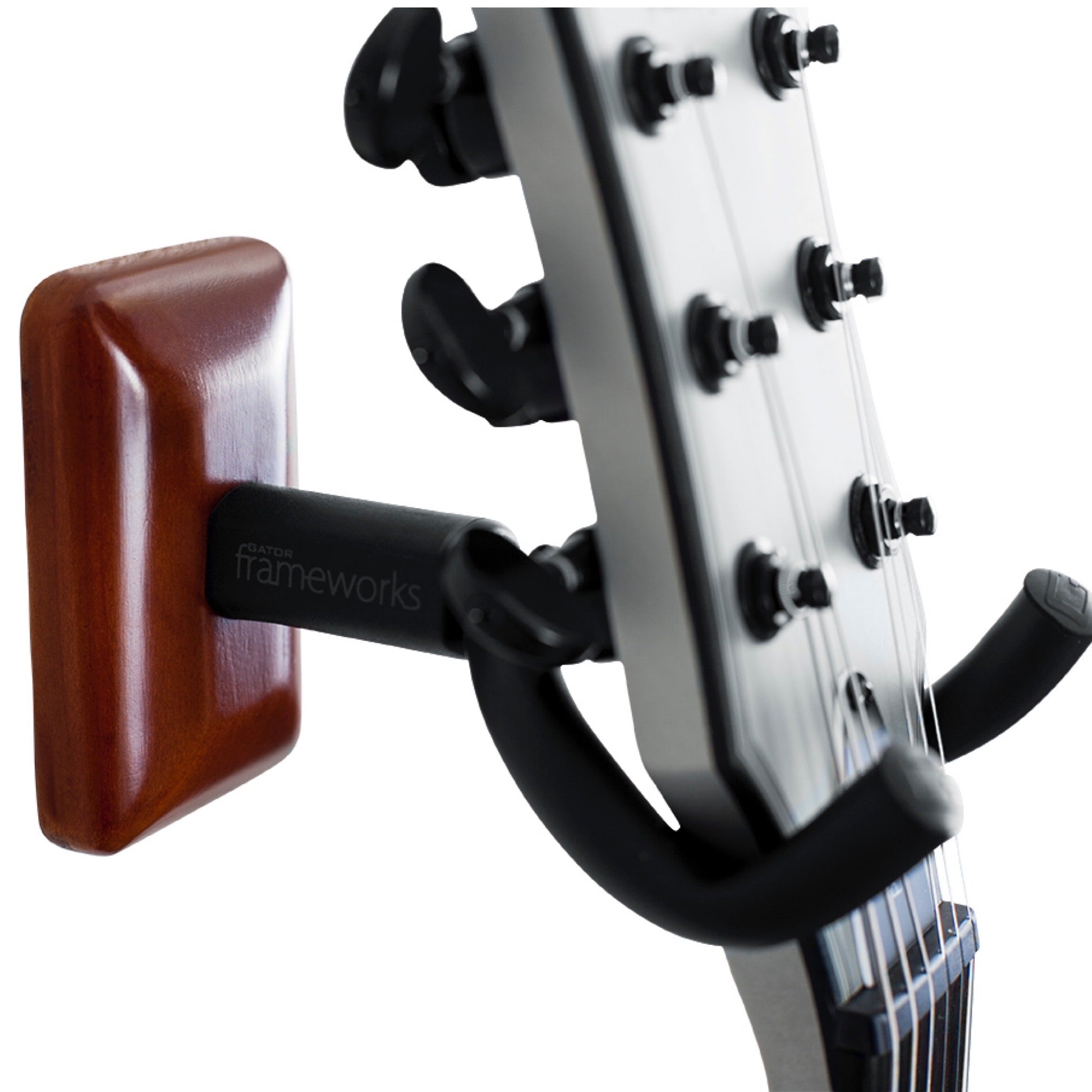 Gator Frameworks Guitar Hanger 桃花心木結他掛牆架 The Ukulele Store 香港小結他店